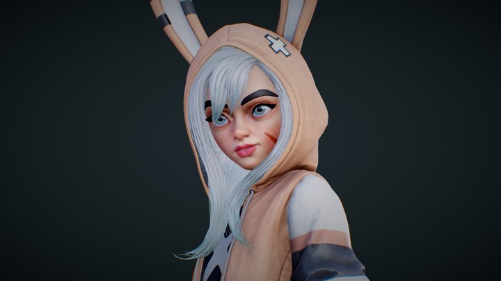Vinca The Bad Bunny 3D Model