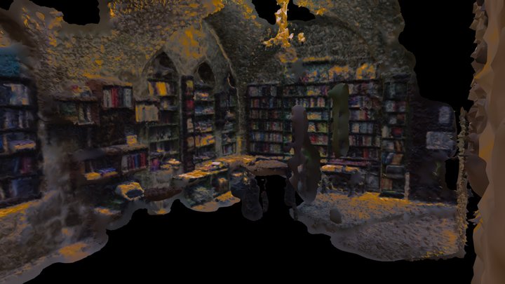 Leylan Kitap Cafe'nin kütüphanesi, Mardin 3D Model