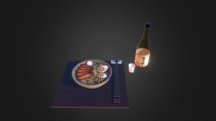 Ramen 3D Model