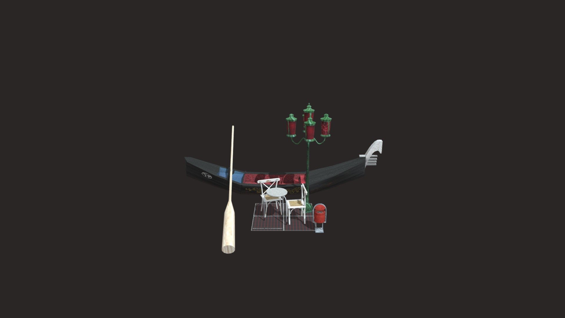 3D low poly - 5 props assignment