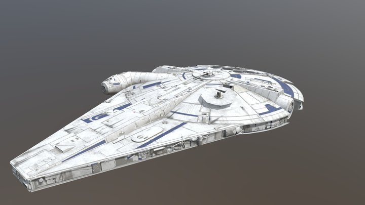 Millenium Falcon: New (Solo: A Star Wars Story) 3D Model