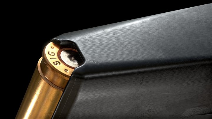 P320 Magazine 3D Model