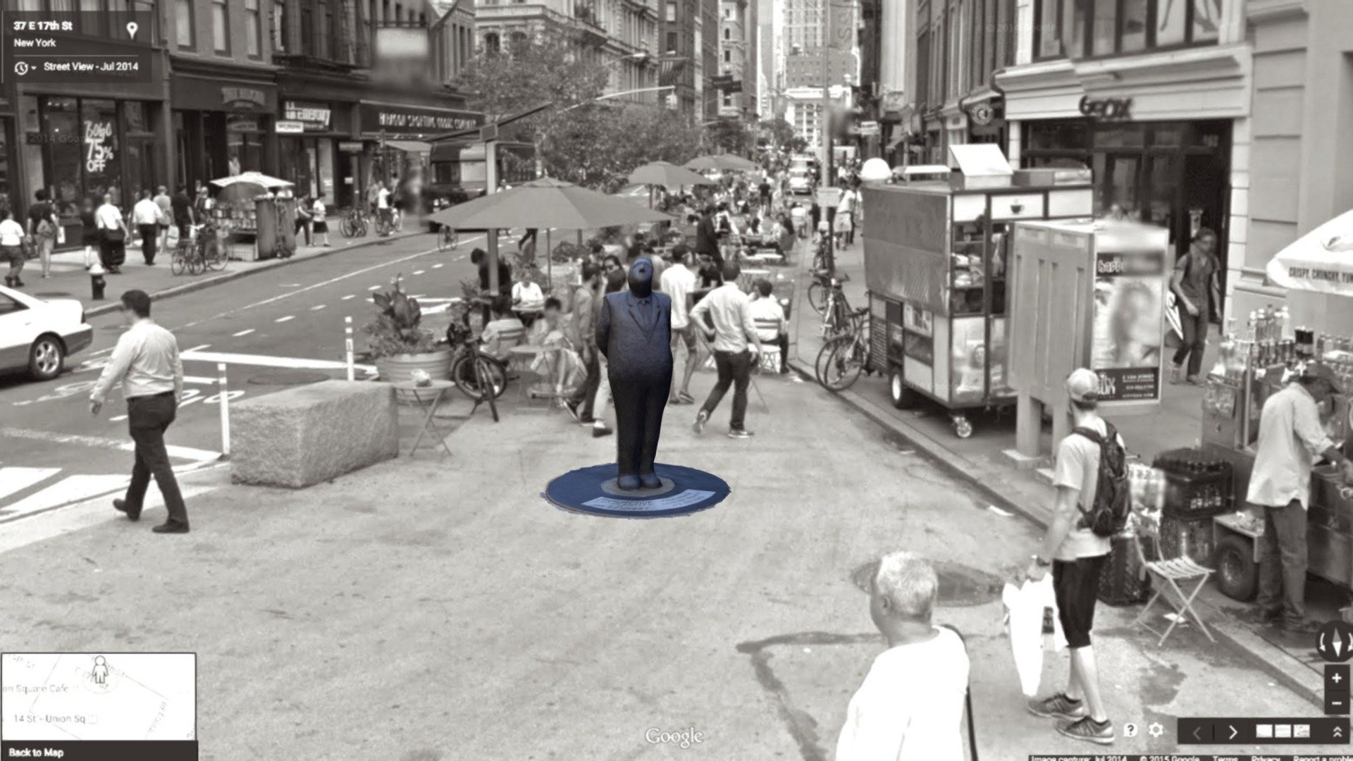 "Perspective" by Jim Rennert in Union Square