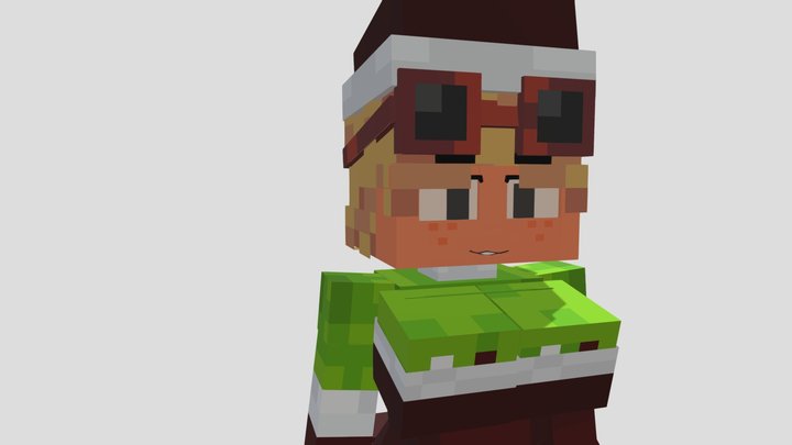 Christmas Solar Flame-Plants vs. Zombies H 3D Model