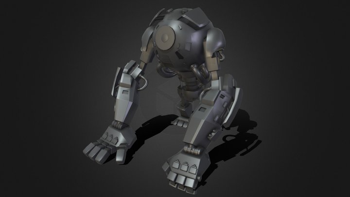 Robot (no textures) 3D Model