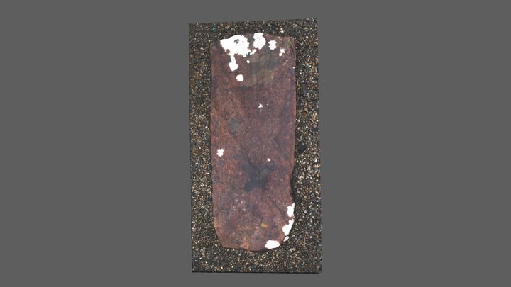 Burrishoole Abbey Ledger Slab 3D Model