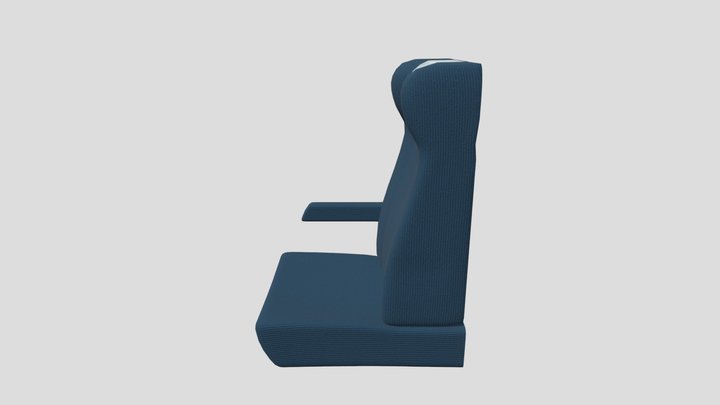 Fotel Intercity 3D Model
