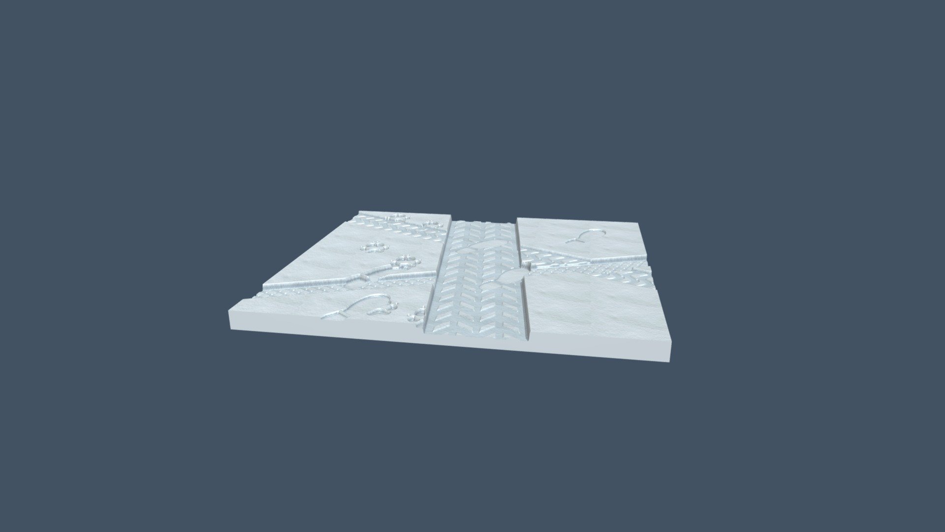 Superposition of landforms