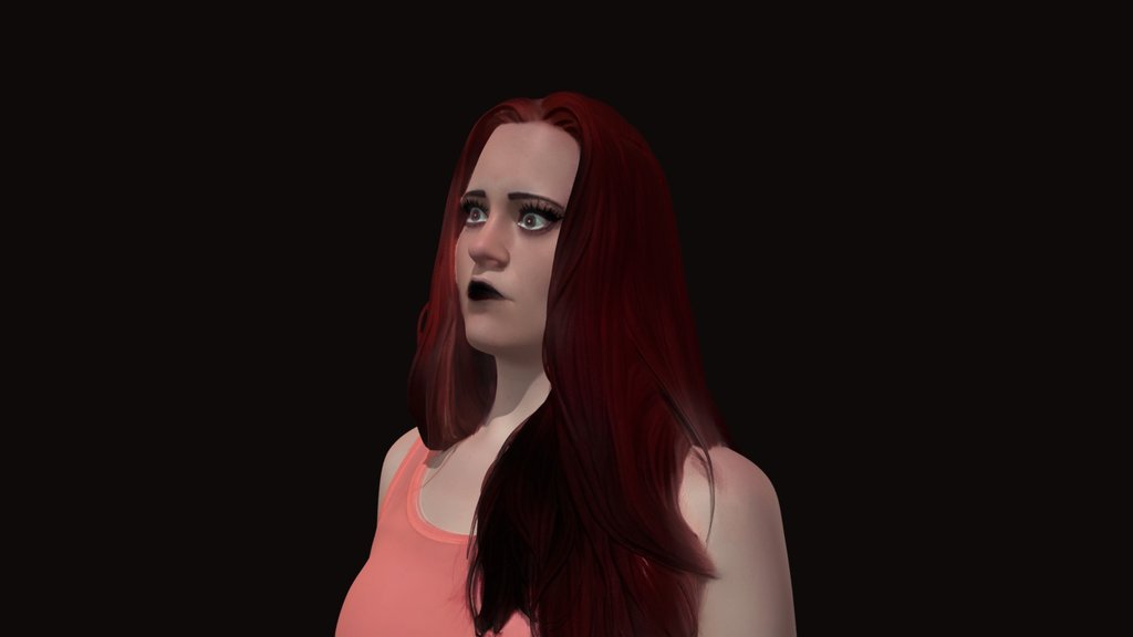 Dramatic face!