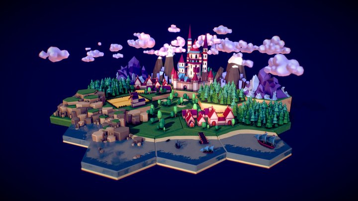 Castle 3D Model