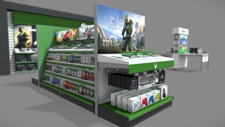 Xbox Retail Display 3D Model