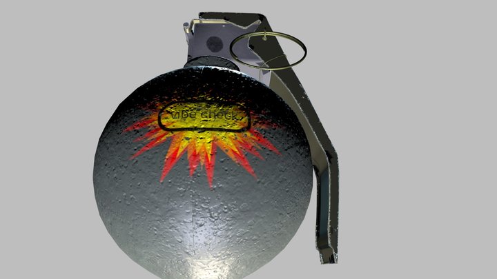 M67 Grenade 3D Model
