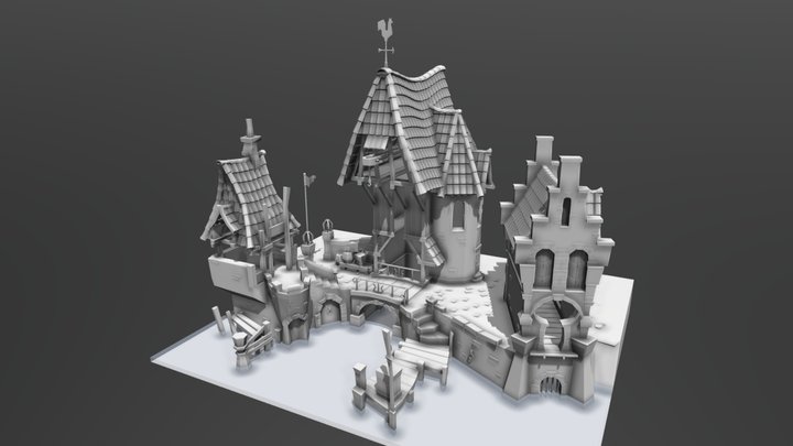 Shipyard 3D Model