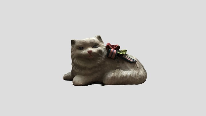 Ceramic Cat 3D Model