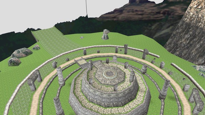 Angel Island 3D Model