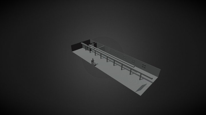 Set With Panel Ceiling 3D Model