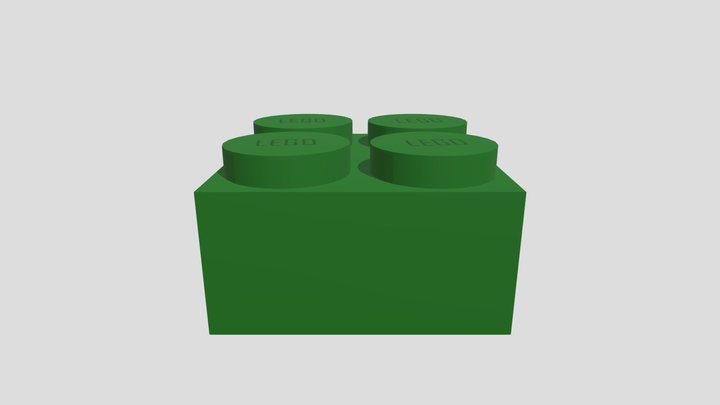 Lego Brick 3D Model