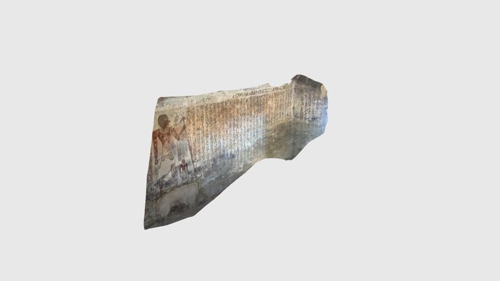 Ahmose tekst El-Kab 3D Model
