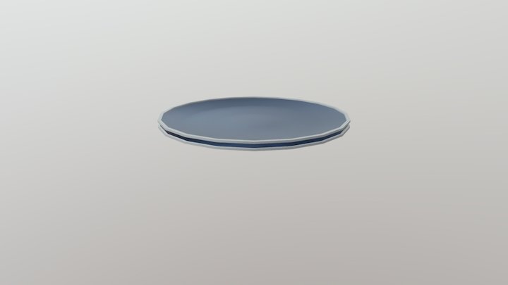 Plate 3D Model