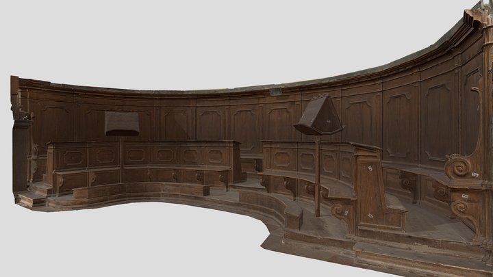 Choir stalls 3D Model