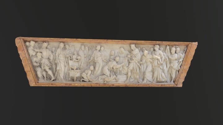 Bas relief at St. Peter's Basilica, Rome 3D Model