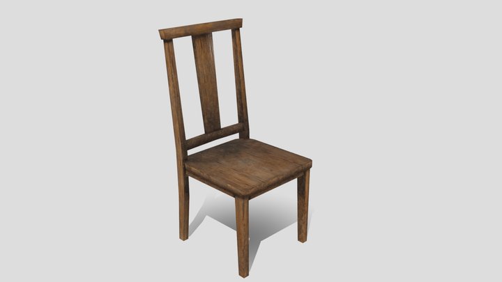 Dirty Chair 3D Model