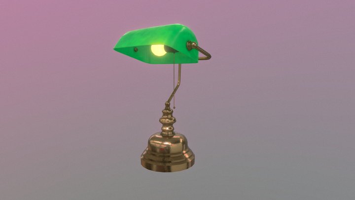 Bank Lamp 3D Model