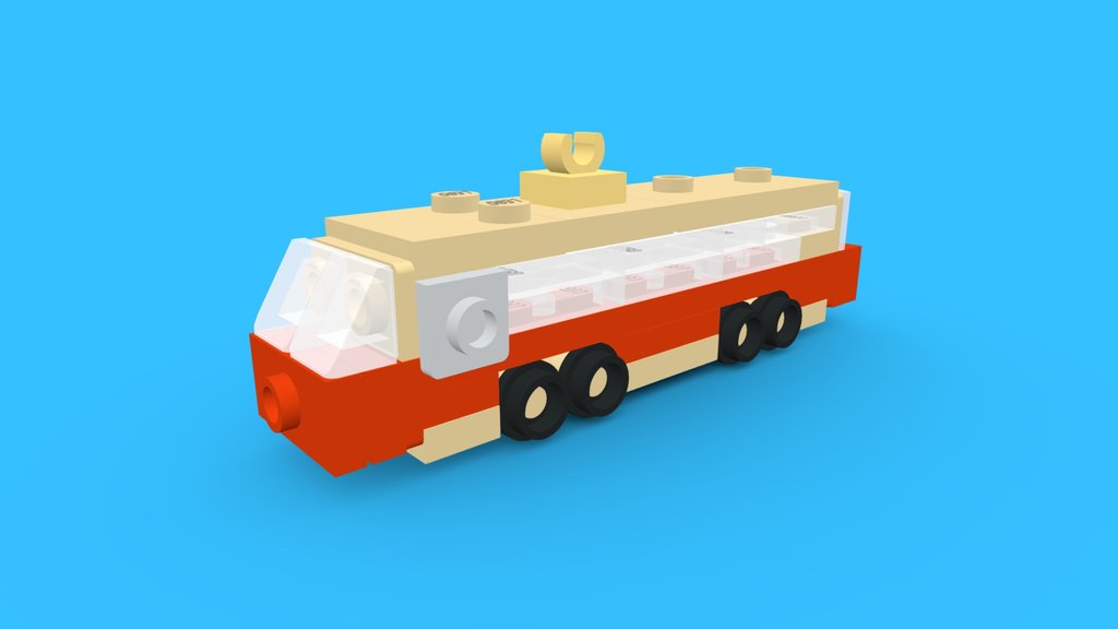 LEGO Micro Retro Tramway MOC [#0384]