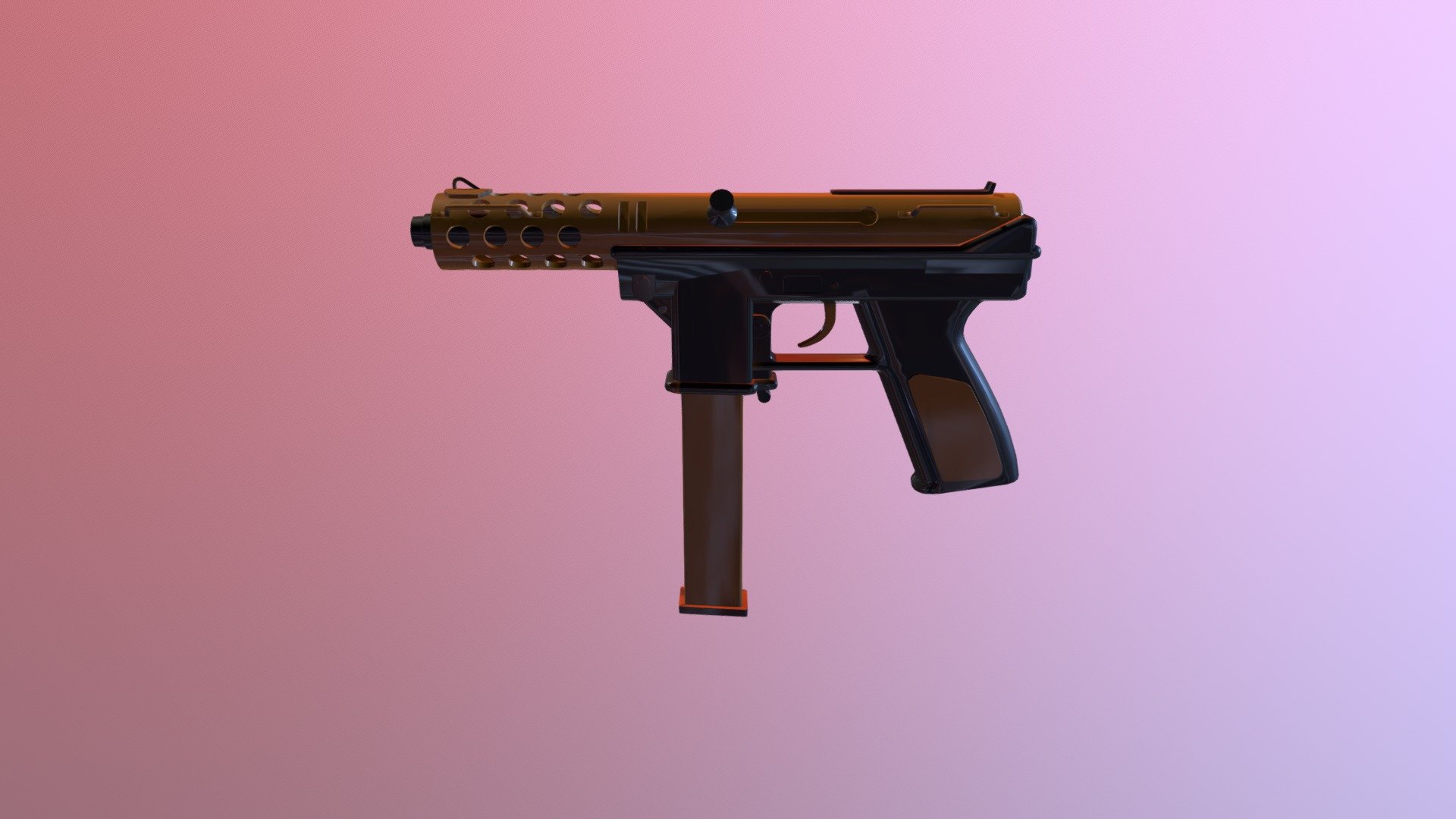 Mafia Gold | Tec9 Skin - 3D model by Saurav.Maddog.Bhattacharjee ...