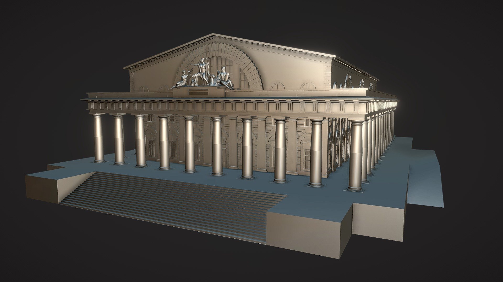 SPB Exchange / СПБ Биржа — Sketchfab embed 3D viewer