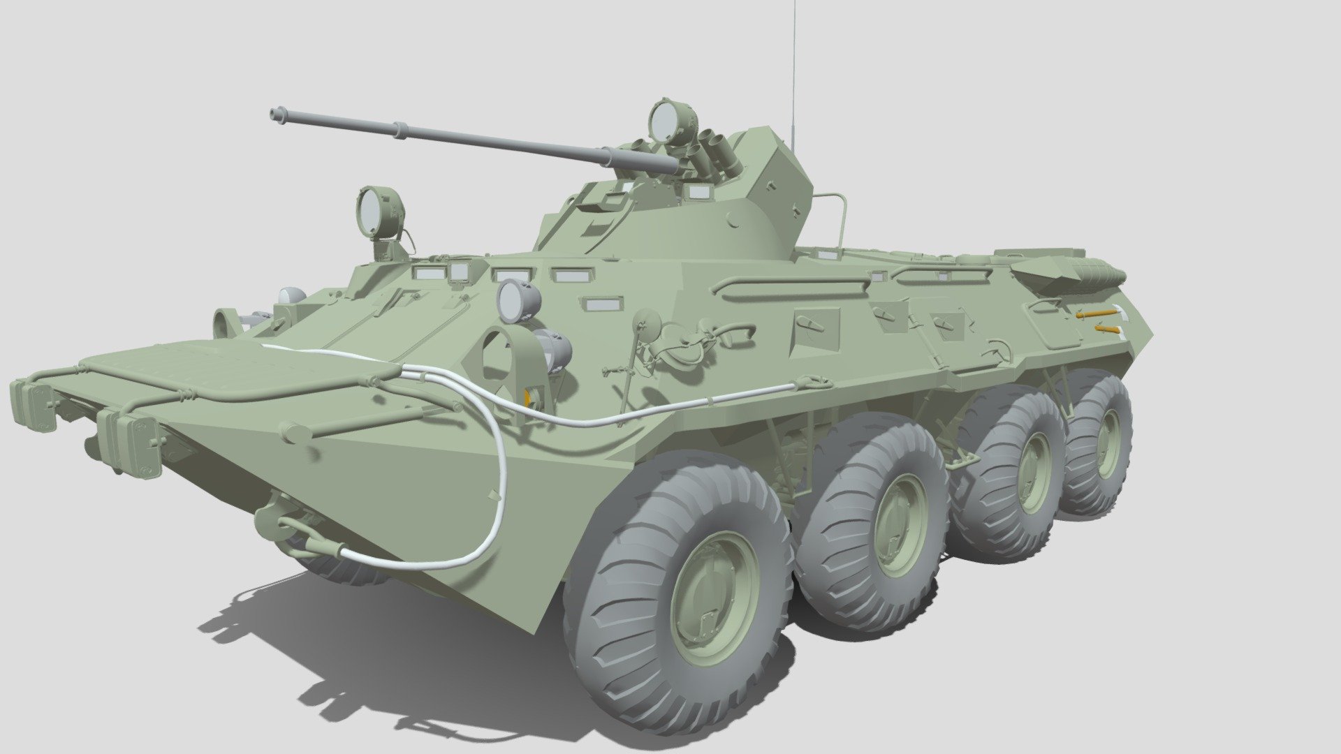 BTR-80A - Download Free 3D Model By ALI1388 [17c2b8b] - Sketchfab