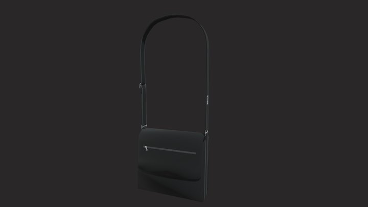 Basic shoulder bag 3D Model