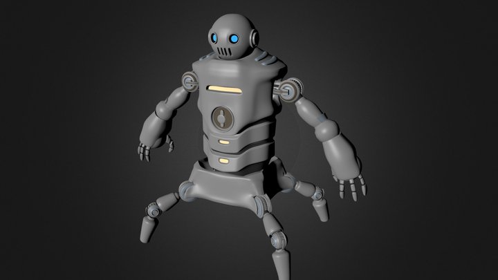 Bartos Robot, Version One 3D Model