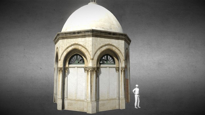 Dome Of The Ascension, Jerusalem Haram al-Sharif 3D Model