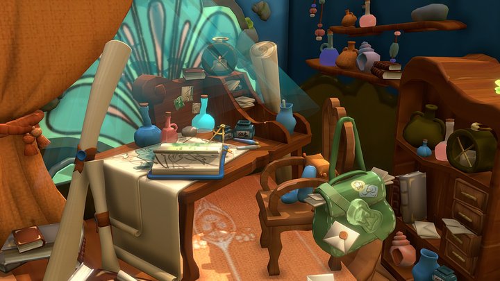 DAE CRIB: Selkie Messenger 3D Model
