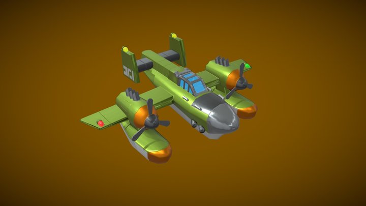 Airplane 3D Model