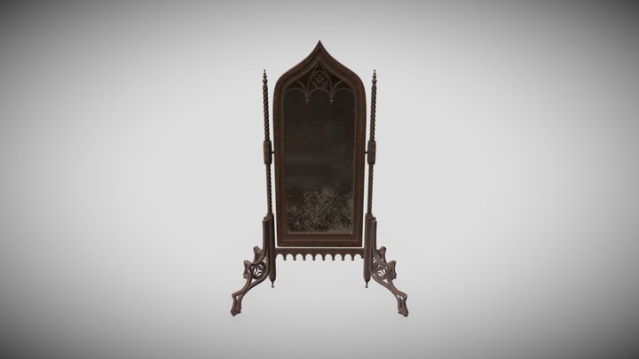 Gothic Mirror 3D Model