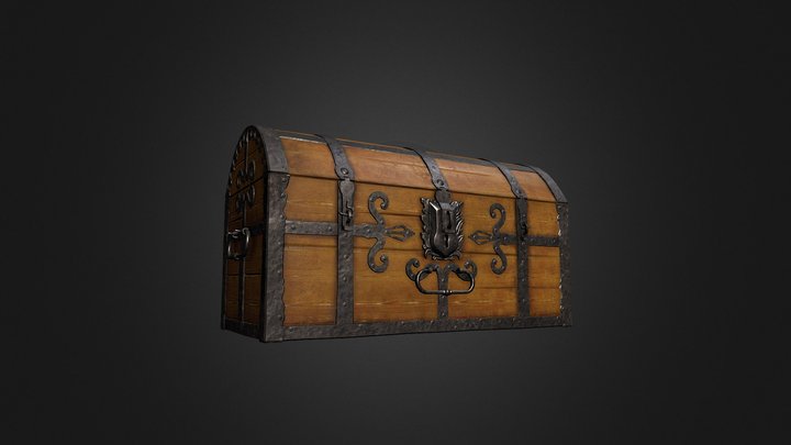 Gothic Chest 3D Model