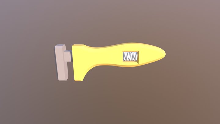 Oldie Wrench 3D Model