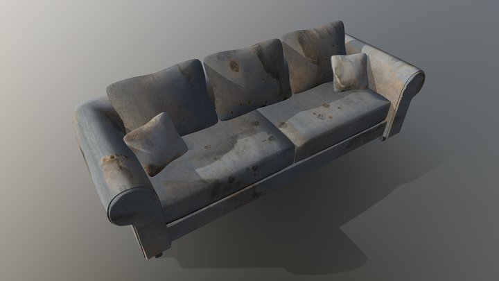 MAKA. Simple Sofa . 3D Model