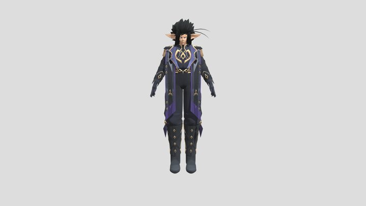 Nyx'acata, Judicator of the Divine (OC) 3D Model