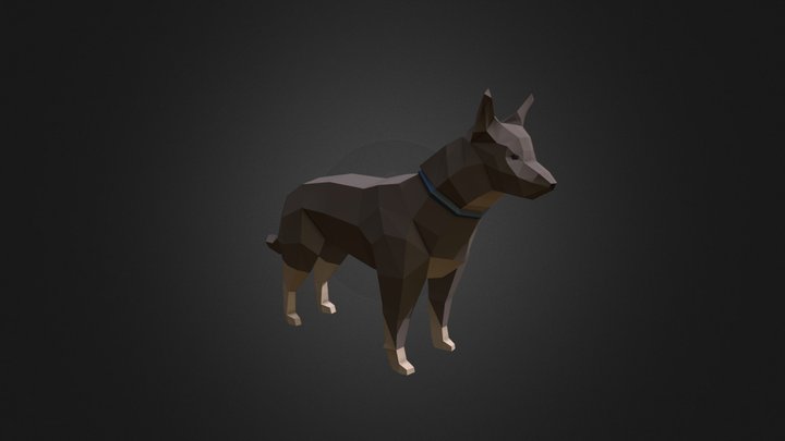 Blue Heeler - Australian Cattle Dog 3D Model