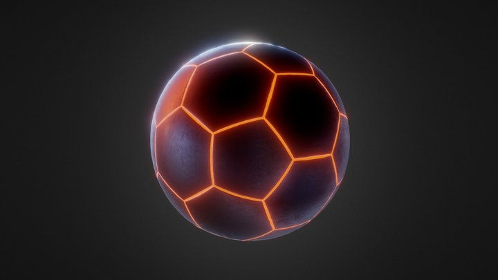 Sci-Fi Football 3D Model