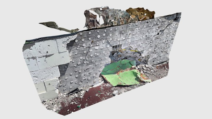 Shelled wall 05 – Free 3D Model STL