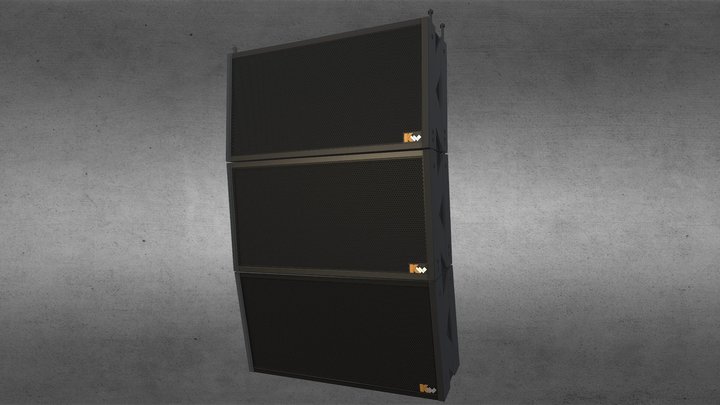 HMS SLIM Sound Box MOD 02 3D Model