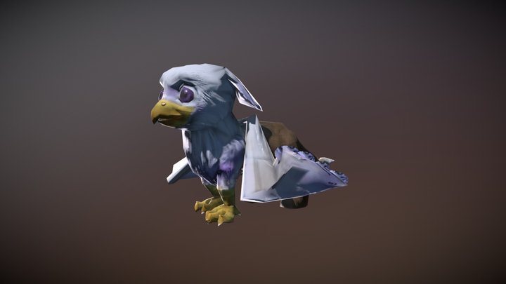 Griffin Animation - Idle 3D Model