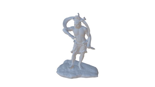 Statue of Samurai 3D Model