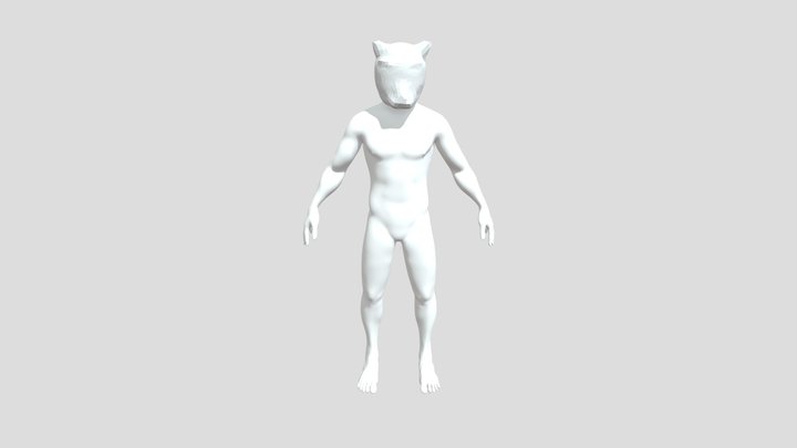 Teddy Bear Man 3D Model