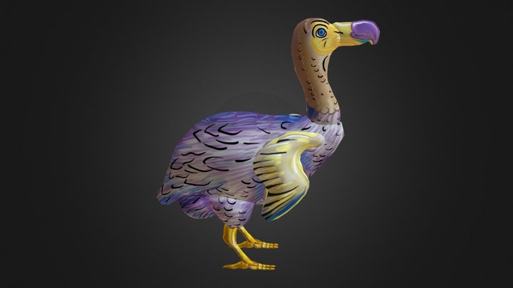 Dodo (Raphus cucullatus) 3D Model