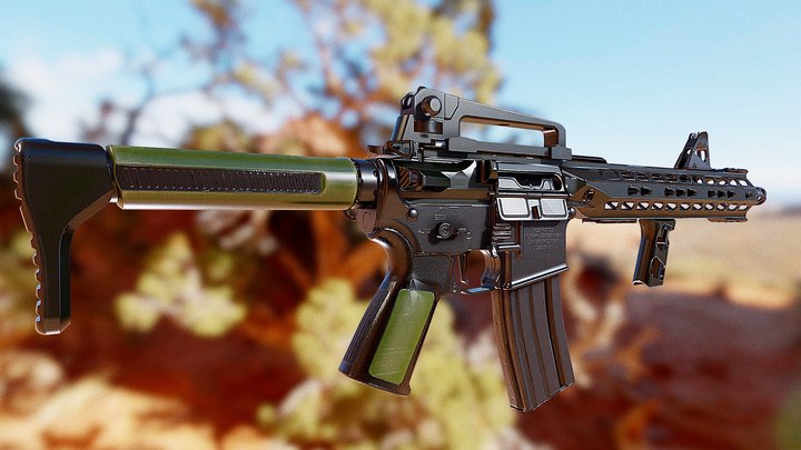 M16 3D Model